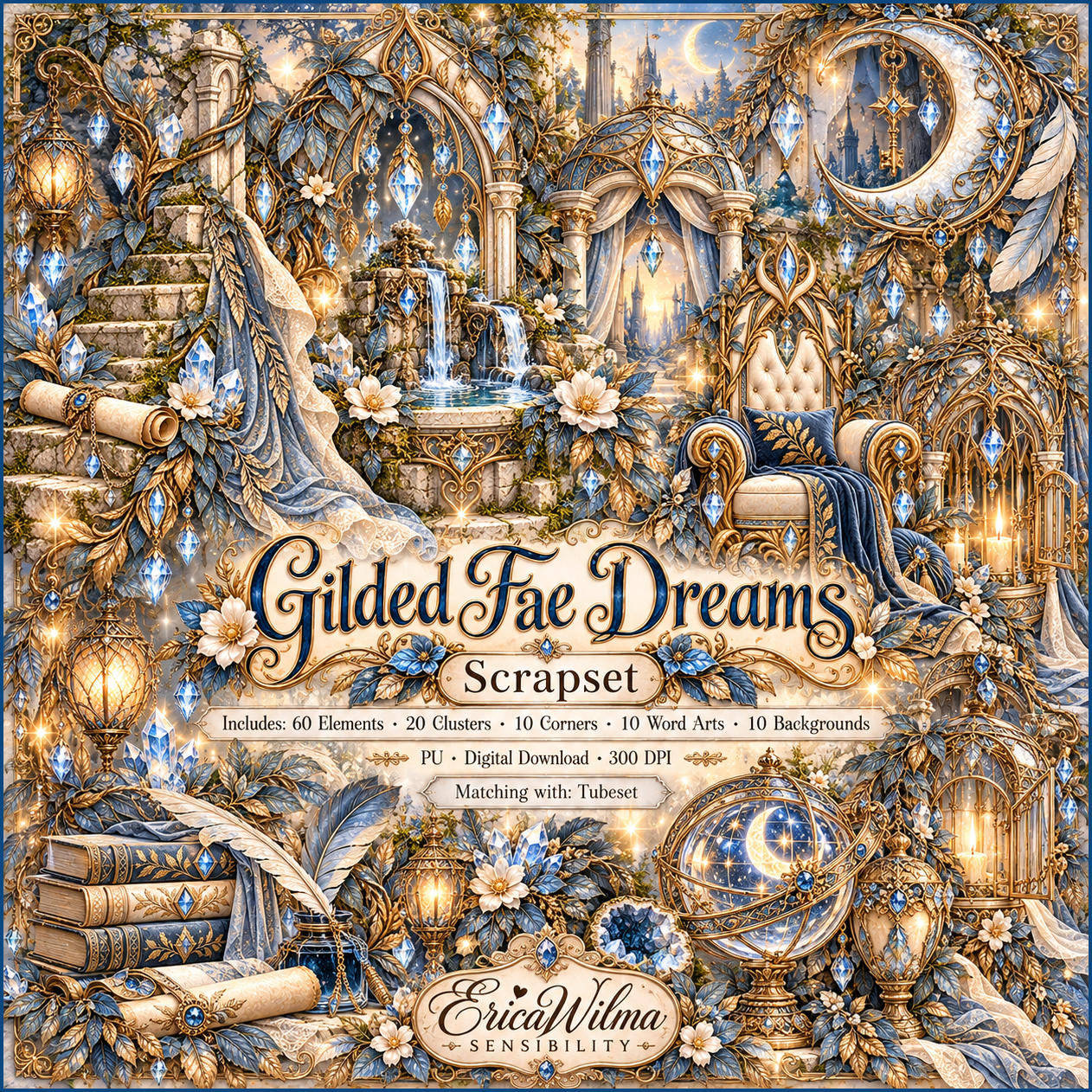 (image for) EW AI Gilded Fae Dreams - Scrapset 2026